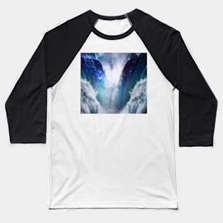 Waterfalls through the Stars Baseball T-Shirt